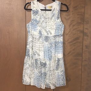 Princess Vera Wang Printed Dress